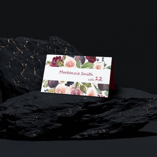 Tarjeta De Asiento Fibras en Blogueo | Recepción floral Moody Waterco (Subido por el creador)