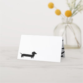 Tarjeta De Asiento Fiesta de cena de Dachshund Lover
