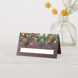 Tarjeta De Asiento Fiesta de feriado de Navidades de país ruso