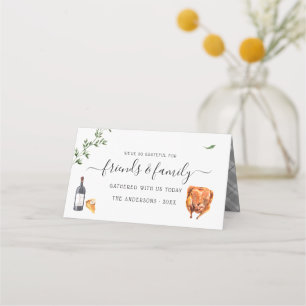 Tarjeta De Asiento Fiesta de la cena de Acción de Gracias