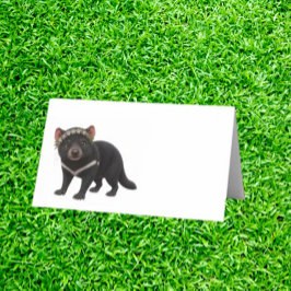 Tarjeta De Asiento Fiesta Tassy Diablo