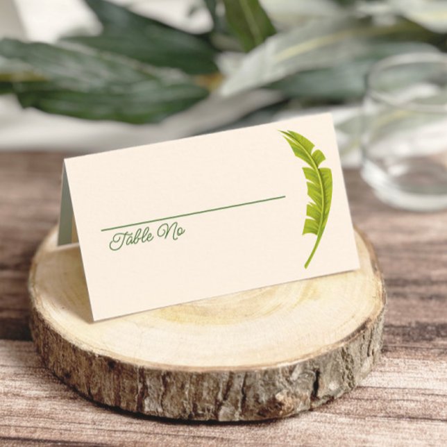 Tarjeta De Asiento Flamingo Tropics Coastal Seaside Wedding (Subido por el creador)