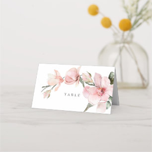 Tarjeta De Asiento Floral elegante Magnolia Boda Table Place Card
