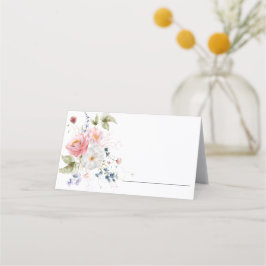 Tarjeta De Asiento Floral silvestre Bouquet Babyducha