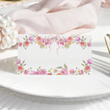 Flores de color de agua Flor silvestre rosado