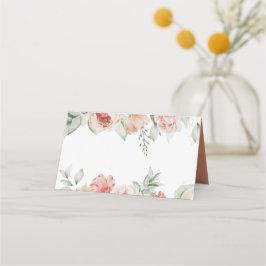 Tarjeta De Asiento Flores de primavera y Personalizado de la vegetaci