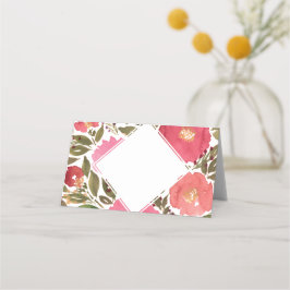 Tarjeta De Asiento Flores de sangre