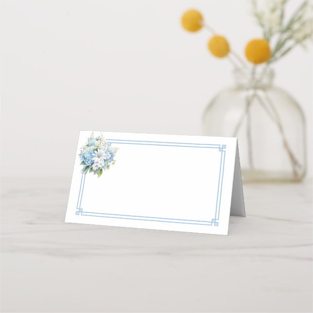 Tarjeta De Asiento Folded Name Place Card (Anverso)