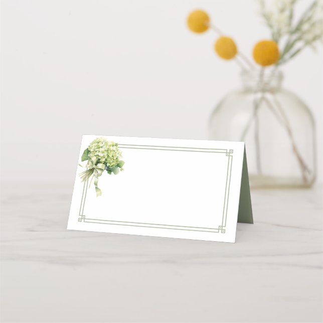 Tarjeta De Asiento Folded Name Place Card (Anverso)