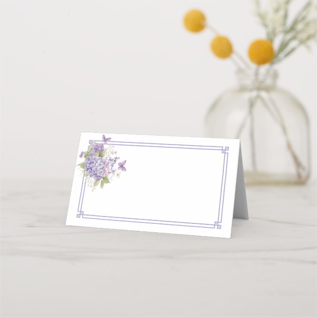 Tarjeta De Asiento Folded Name Place Card (Anverso)