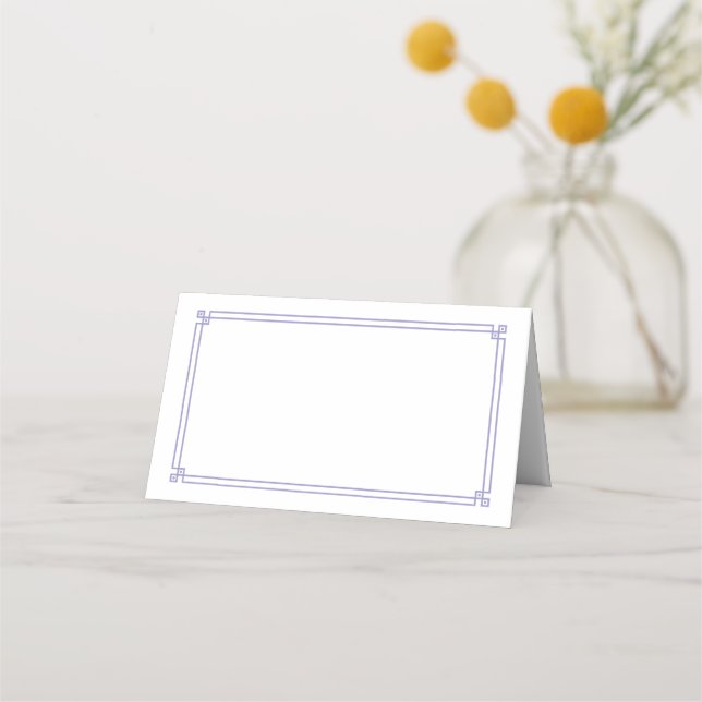Tarjeta De Asiento Folded Name Place Card (Anverso)