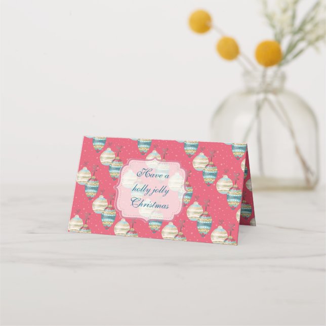 Tarjeta De Asiento Folded Place Card (Anverso)