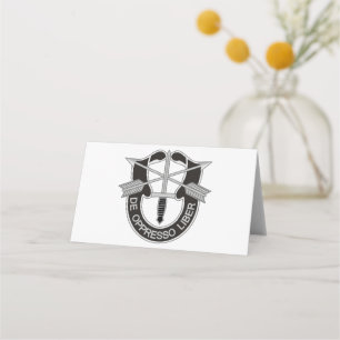 Tarjeta De Asiento Fuerzas Especiales SF De Oppresso Liber