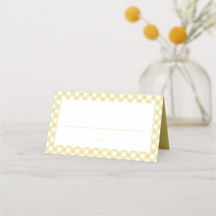 Tarjeta De Asiento Gigante amarillo lindo simple ducha de bebé neutra