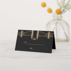 Tarjeta De Asiento Glam Roaring, el gran Boda de Gatsby de 20