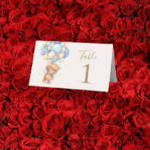 Globo de osito de peluche marrón