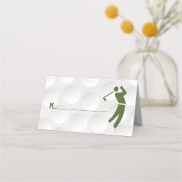 Tarjeta De Asiento Golf Them Bar Mitzvah