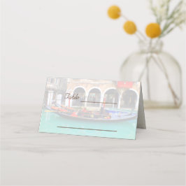 Tarjeta De Asiento Góndolas venecianas