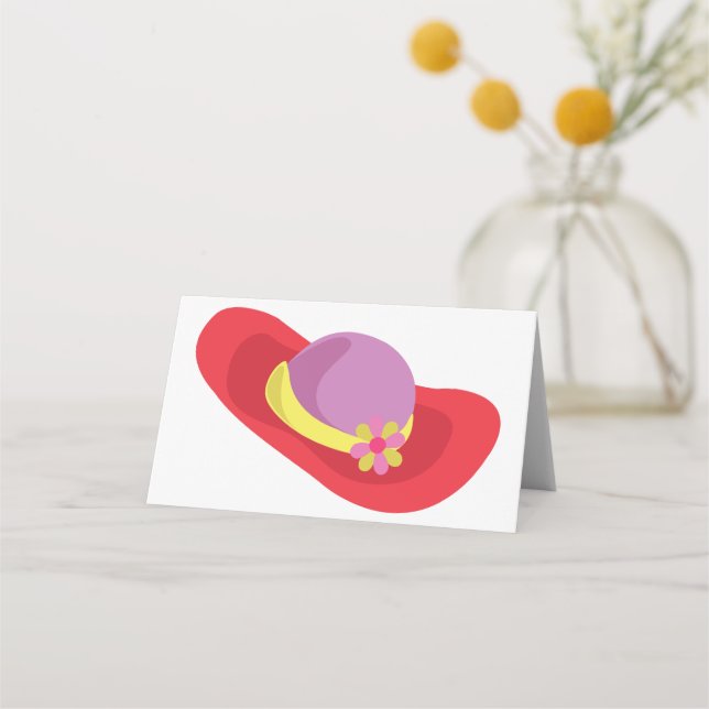Tarjeta De Asiento Gorra rojo (Anverso)