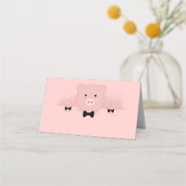 Tarjeta De Asiento Granja de cría caprina rosa caprina caprina caprin