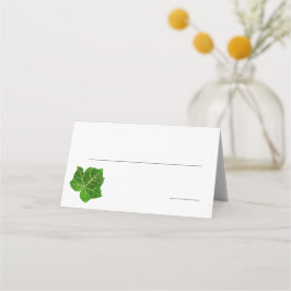 Tarjeta De Asiento Green Ivy Leaf