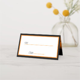 Tarjeta De Asiento Halloween Scary Tree Personaliza Nombres Fecha