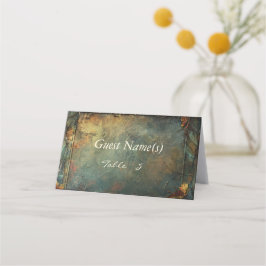 Tarjeta De Asiento Hobbiton Haven Boda