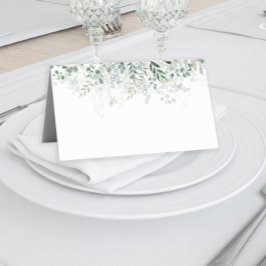 Tarjeta De Asiento Hojas de eucalipto Verdor Elegante Moderno