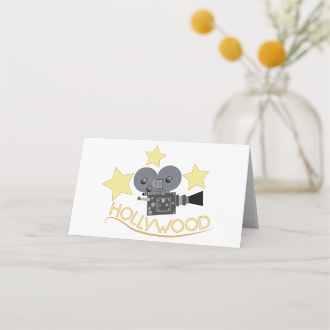 Tarjeta De Asiento Hollywood (Anverso)