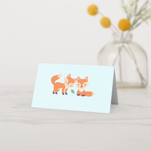 Tarjeta De Asiento Ilustracion gráfico de Naranjas finos (Anverso)