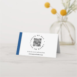 Tarjeta De Asiento Información generada por código QR Signo de escrit