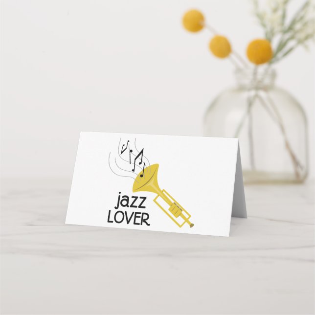 Tarjeta De Asiento Jazz Lover (Anverso)
