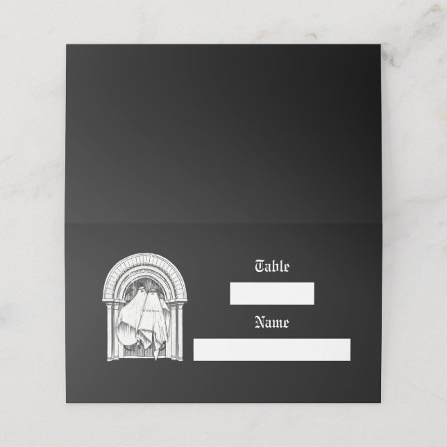 Tarjeta De Asiento Juntos por siempre (Exterior desplegado)