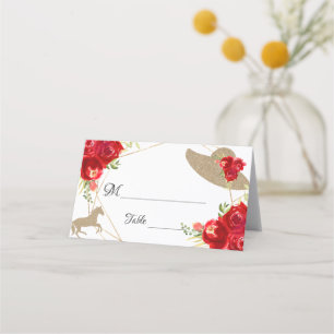 Tarjeta De Asiento Kentucky Derby Boda Table Place Card