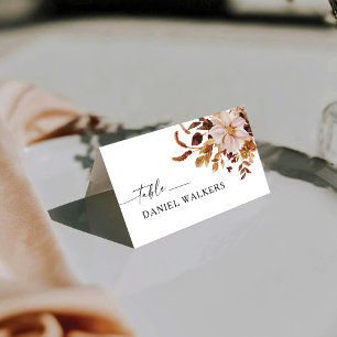 Tarjeta De Asiento La caída rusa deja al Boda doblado