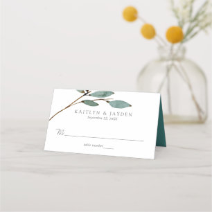 Tarjeta De Asiento La colección de Bodas de los Bliss botánicos