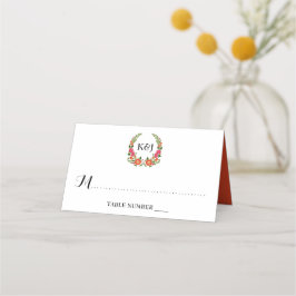 Tarjeta De Asiento La colección de Bodas de verano de Bohemia