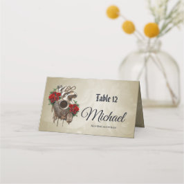 Tarjeta De Asiento La pasión de Steampunk, el corazón mecánico del am