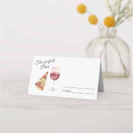 Tarjeta De Asiento La perfecta ducha matrimonial - boda