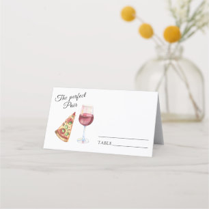 Tarjeta De Asiento La perfecta ducha matrimonial - boda