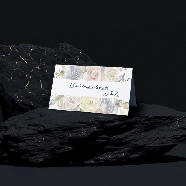 Tarjeta De Asiento Lago Misty | Agradable Floral de pizarra húmeda su (Subido por el creador)