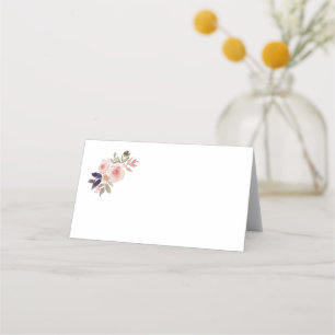 Tarjeta De Asiento Lavanda rosa Flores salvajes púrpura Colocar tarje
