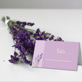 Tarjeta De Asiento Lavender Love Boda
