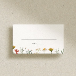 Tarjeta De Asiento Leander Wildflower Boda