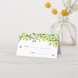 Tarjeta De Asiento Lemon Boda