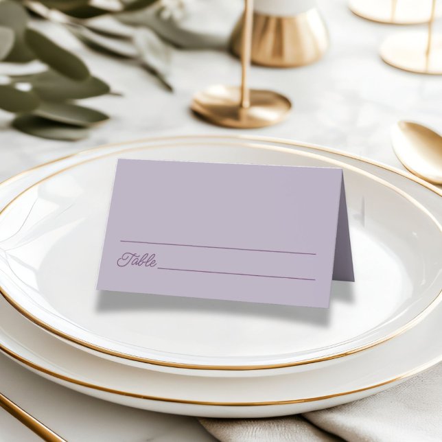 Tarjeta De Asiento Lilac Boda (Subido por el creador)