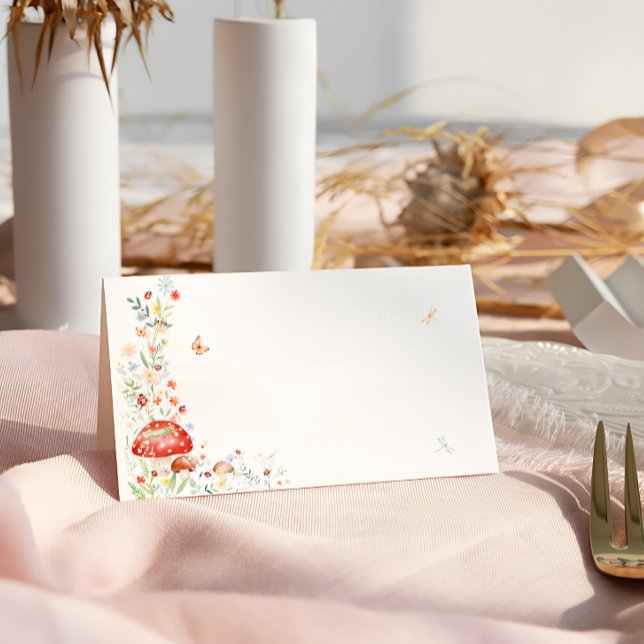 Tarjeta De Asiento Little Love Bug Floral Baby Shower (Subido por el creador)