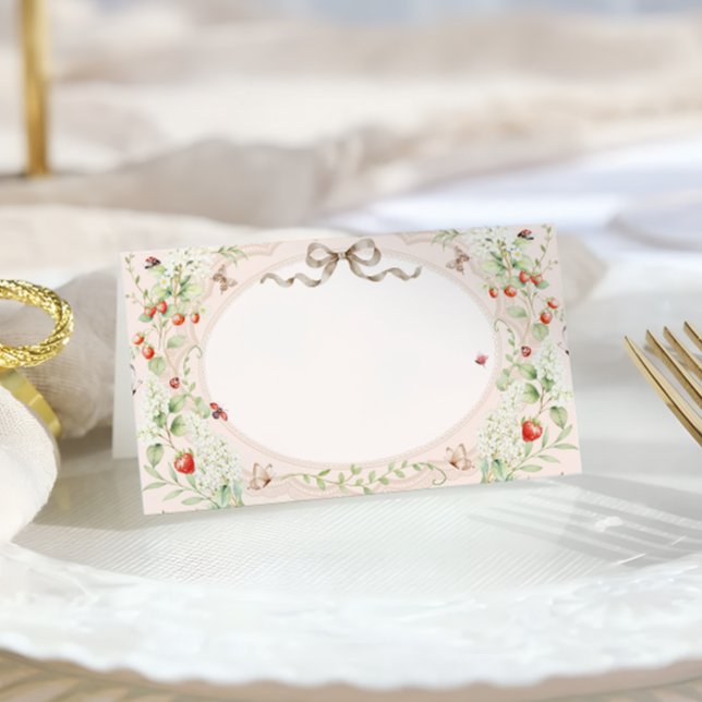 Tarjeta De Asiento Little Love Bug Nature Place Card (Subido por el creador)