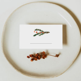 Tarjeta De Asiento Llenado de pino de invierno