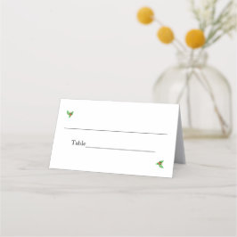 Tarjeta De Asiento Los amigos rosas en el Boda de marfil verde